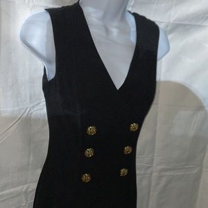 Sleeveless Double breasted Dress
